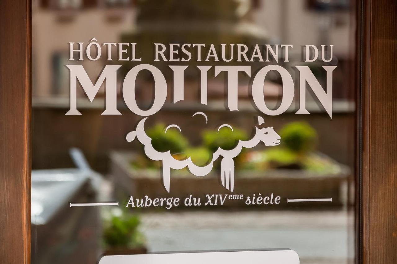 Logis Hotel-Restaurant Du Mouton Рибовиль Экстерьер фото
